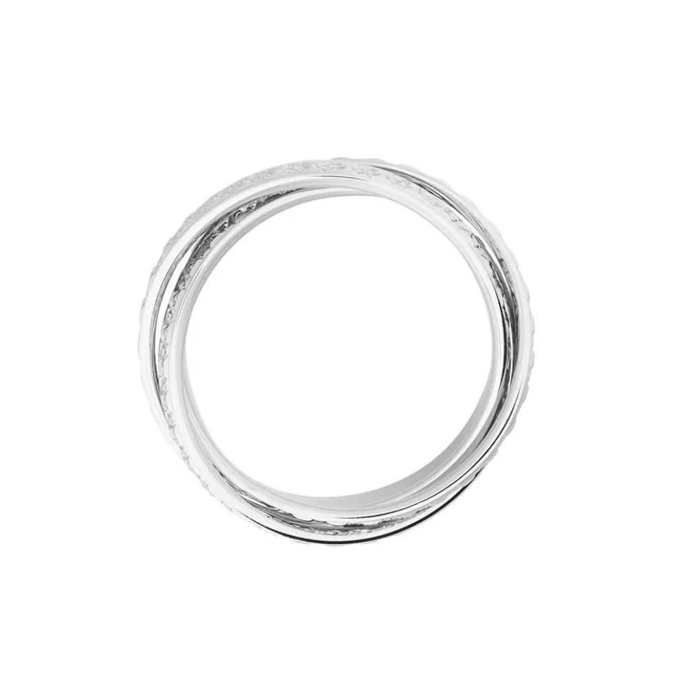 Alliance Bertina Demi Jonc Classique Or Blanc