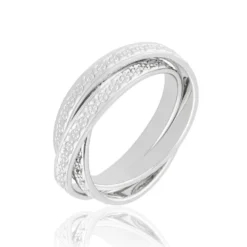 Alliance Bertina Demi Jonc Classique Or Blanc