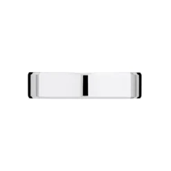 Alliance Carree Polie Or Blanc