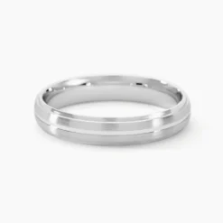Alliance Circios Demi Jonc Classique Or Blanc