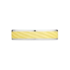 Alliance Cleonice Ruban Plat Or Bicolore