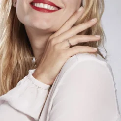 Alliance Clotilde Demi Jonc Classique Or Bicolore