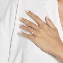 Alliance Effet Dentelle Or Blanc