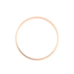 Alliance Effet Perle Ruban Plat Or Rose