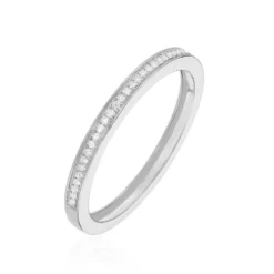Alliance Elsia Or Blanc Diamant