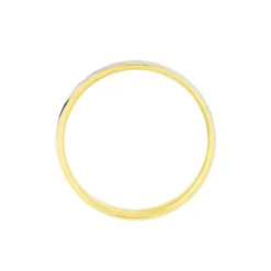 Alliance Epi Fantaisie Ruban Plat Or Bicolore