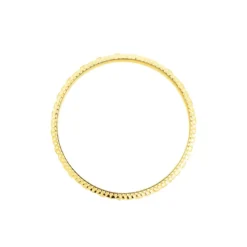 Alliance Fantaisie Diamantee Ruban Plat Or Jaune