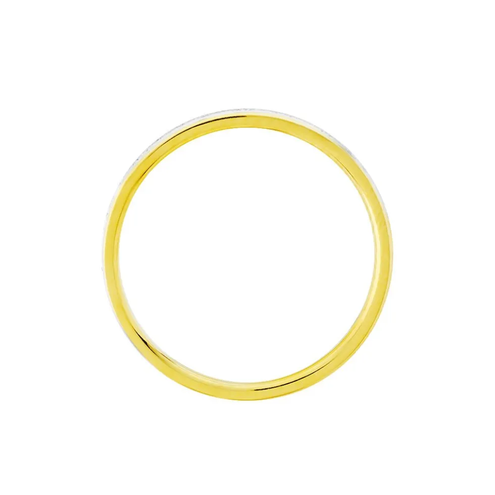 Alliance Fine Demi Jonc Classique Or Bicolore