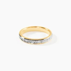 Alliance Heldea Ruban Plat Or Bicolore