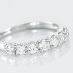 Alliance Hera Or Blanc Diamant