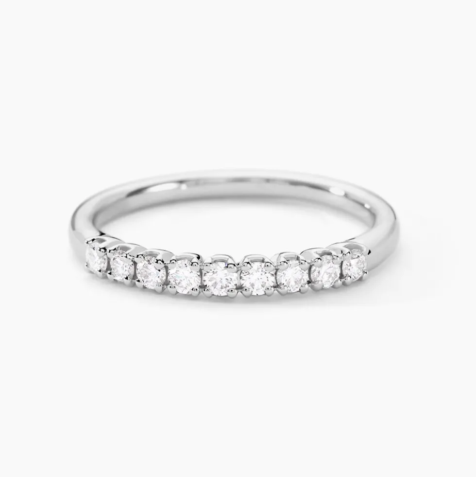 Alliance Hera Or Blanc Diamant