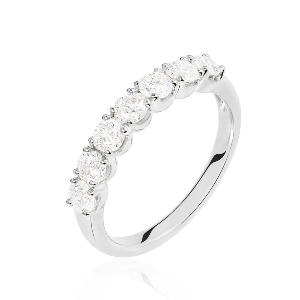 Alliance Hera Or Blanc Diamant