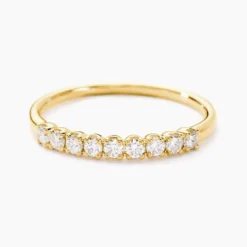 Alliance Hera Or Jaune Diamant