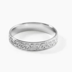 Alliance Herveva Ruban Plat Or Blanc