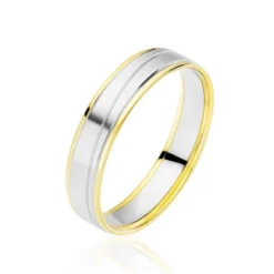 Alliance Juditha Ruban Plat Or Bicolore