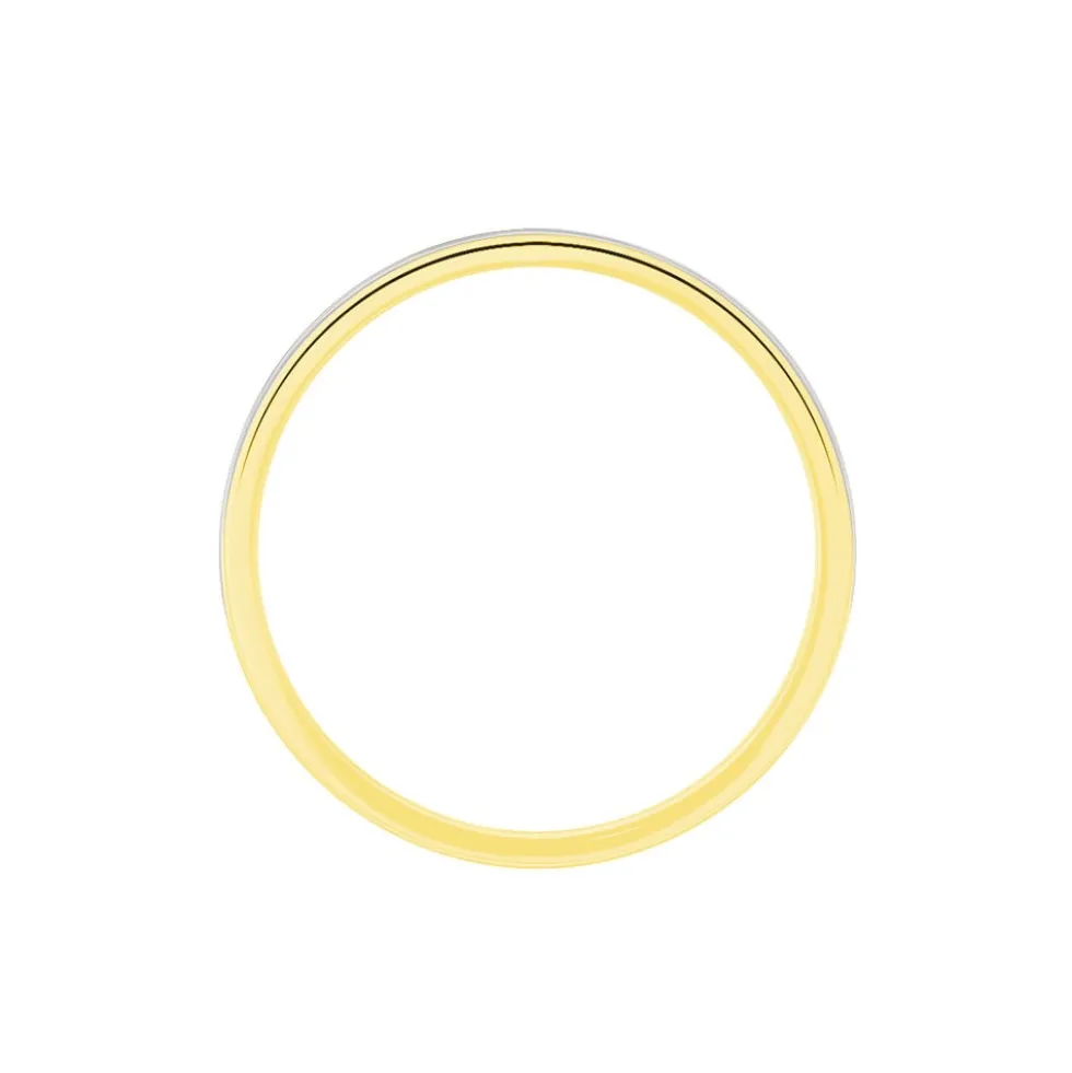 Alliance Markei Ruban Plat Or Bicolore