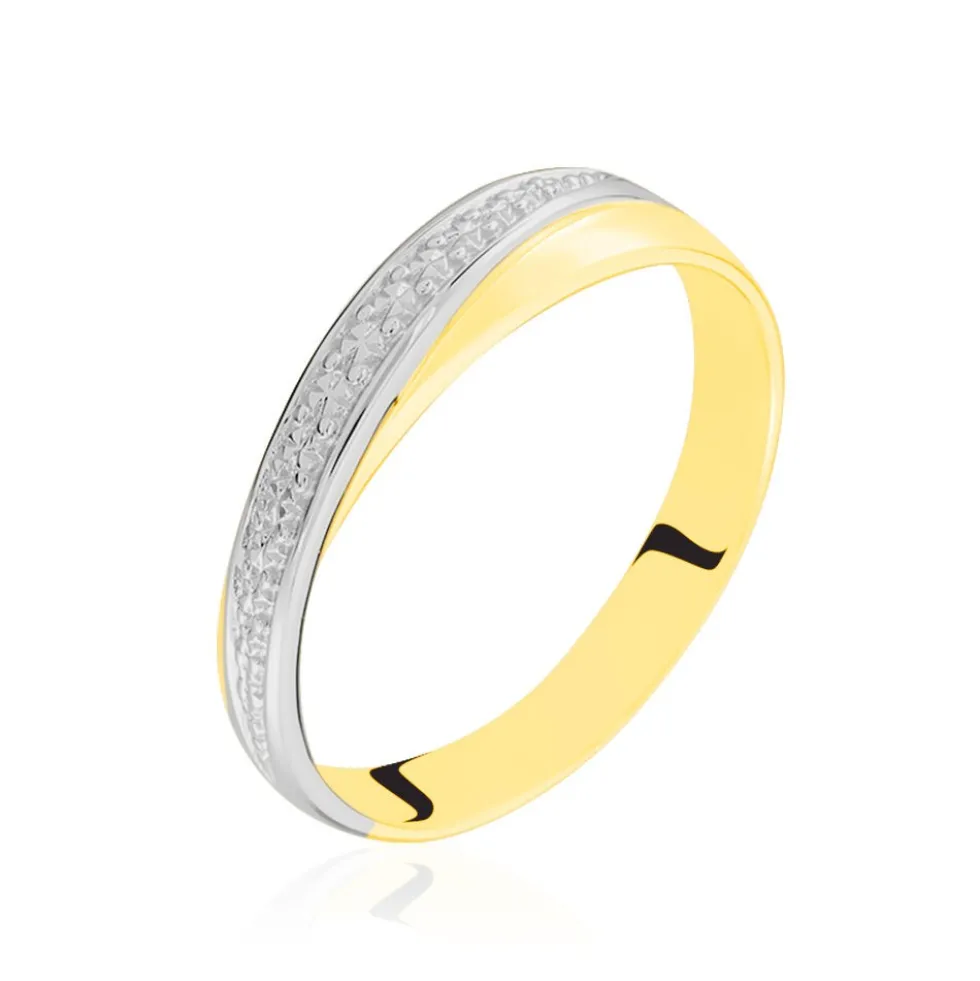 Alliance Maylisse Ruban Plat Or Bicolore
