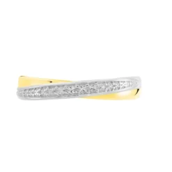 Alliance Maylisse Ruban Plat Or Bicolore