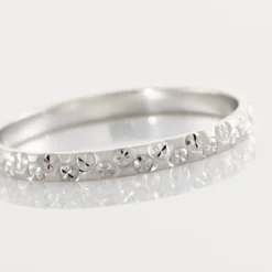 Alliance Menussa Diamantee Or Blanc