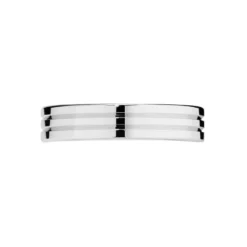 Alliance Merylle Ruban Plat Or Blanc