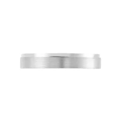 Alliance Nelida Ruban Plat Argent Blanc