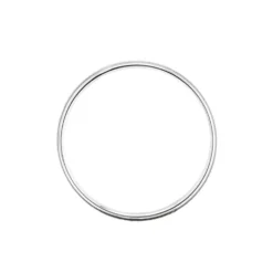 Alliance Oumou Ruban Plat Or Blanc
