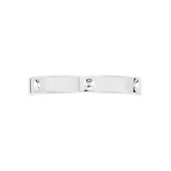 Alliance Pascaline Ruban Plat Or Blanc