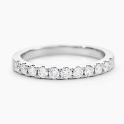 Alliance Pristina Ld Platine Blanc Diamant Synthétique