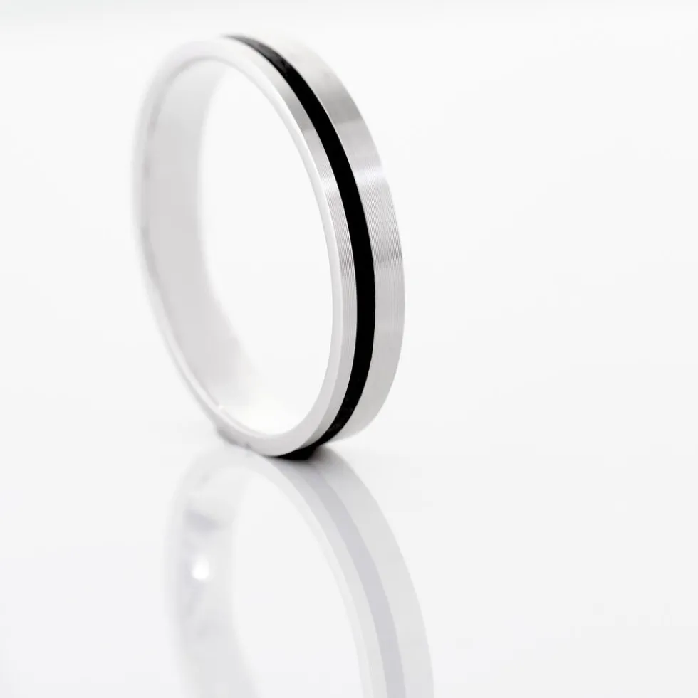 Alliance Telio Ruban Plat Or Blanc