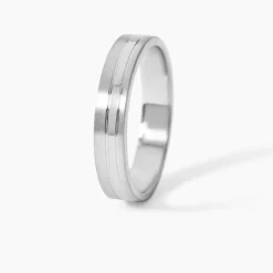 Alliance Tristan Argent Blanc