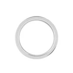 Bague Acier Blanc