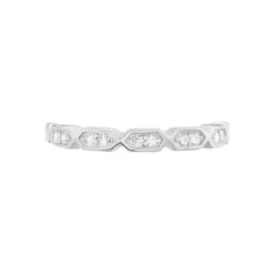 Bague Adali Argent Blanc Oxyde De Zirconium