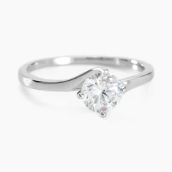 Bague Afsa Argent Blanc Oxyde De Zirconium
