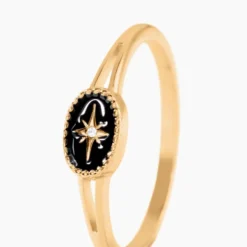 Bague Alerya Plaqué Or Jaune Oxyde De Zirconium