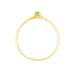 Bague Alisha Or Jaune Emeraude
