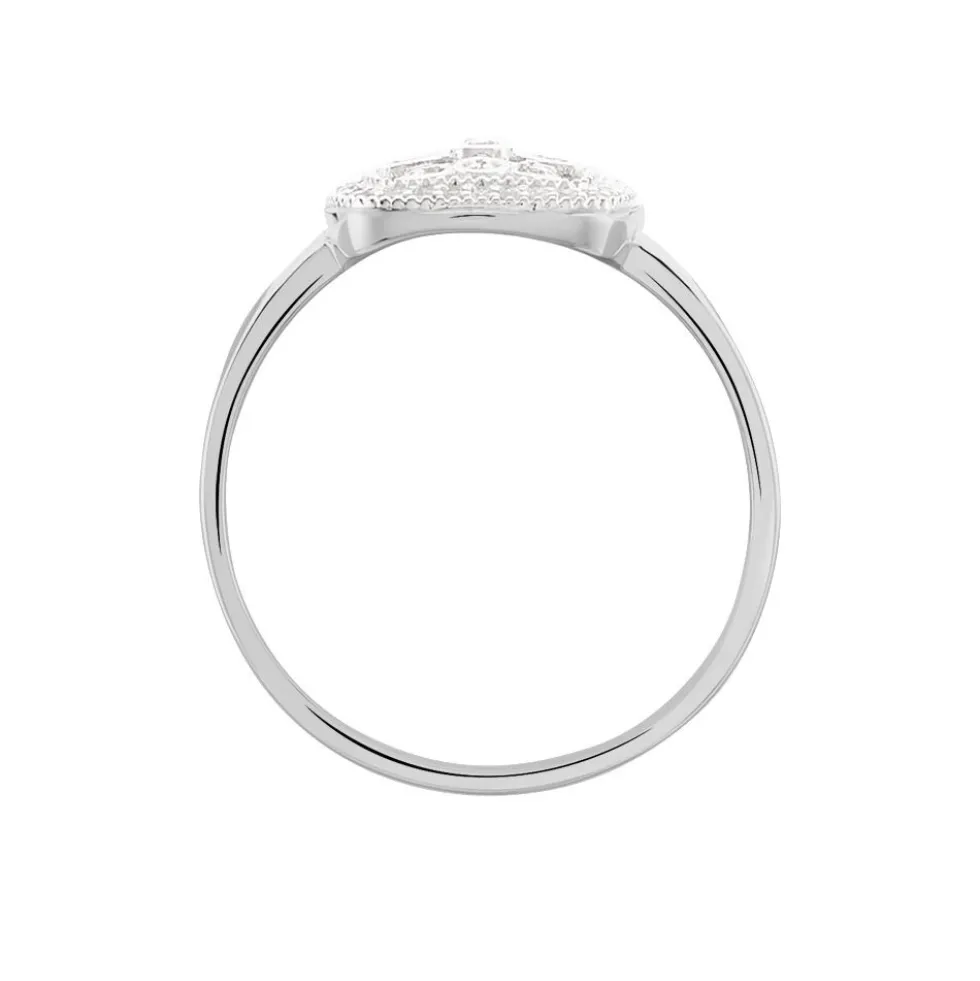 Bague Alixia Or Blanc Diamant
