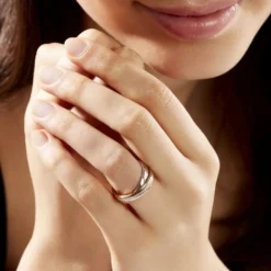 Bague Andrette Or Bicolore Diamant