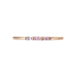 Bague Andrew Argent Rose Oxyde De Zirconium Rose