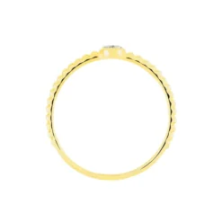 Bague Aqsa Or Jaune Diamant