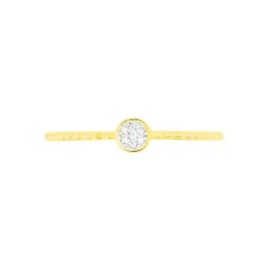 Bague Aqsa Or Jaune Diamant