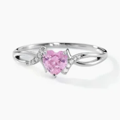 Bague Argent Blanc Avalon Oxyde De Zirconium