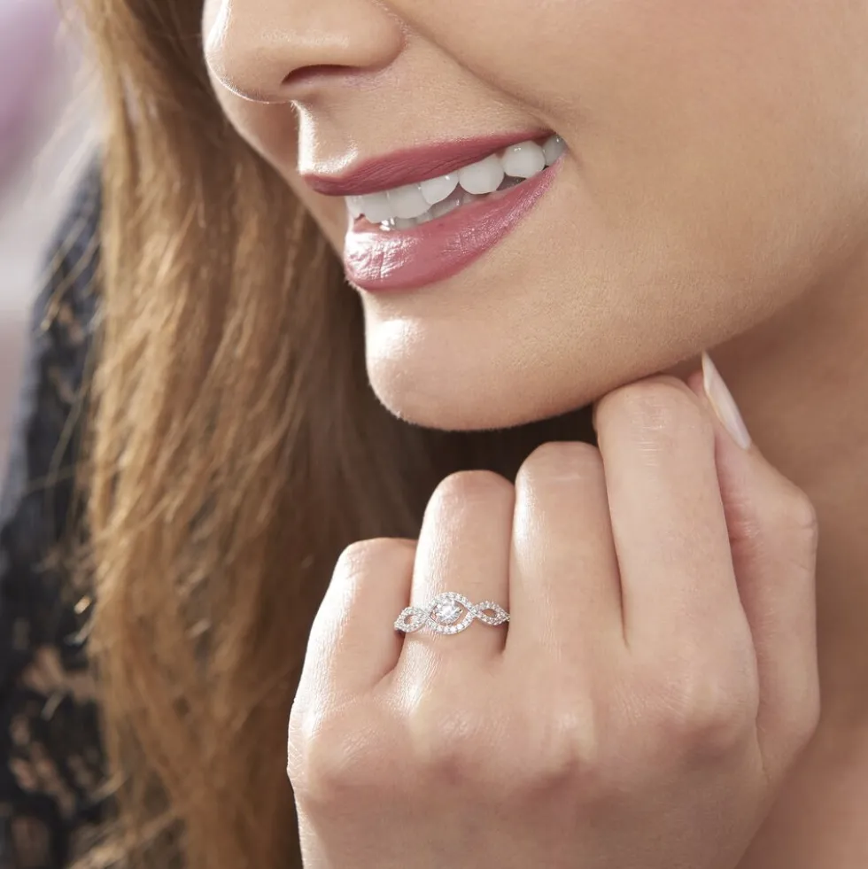 Bague Argent Katerina Oxydes De Zirconium