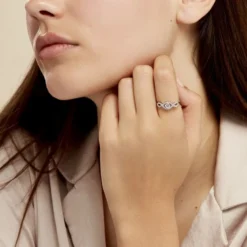 Bague Argent Katerina Oxydes De Zirconium