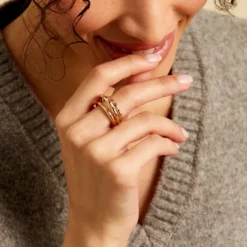 Bague Ariane Plaqué Or Jaune