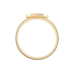 Bague Artea Plaqué Or Jaune Oxyde De Zirconium