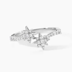 Bague Astria Argent Blanc Oxyde De Zirconium