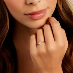 Bague Athena Platine Blanc Diamant