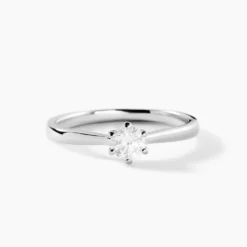 Bague Athena Platine Blanc Diamant