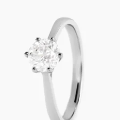 Bague Athena Platine Blanc Diamant