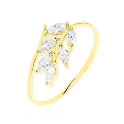 Bague Audrica Or Jaune Oxyde De Zirconium